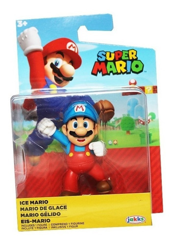 Boneco Super Mario Ice Gelo 6 Cm Candide Traje Do Gelo