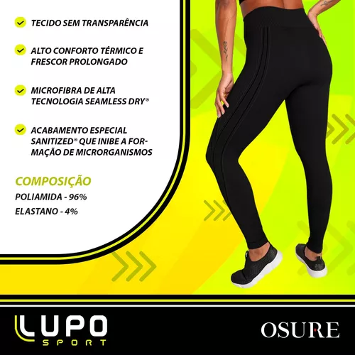 Calça Legging Lupo Seamless Básica Feminina - Original