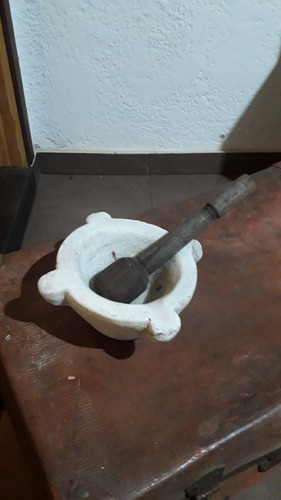 Mortero De Marmol Antiguo (Usado)