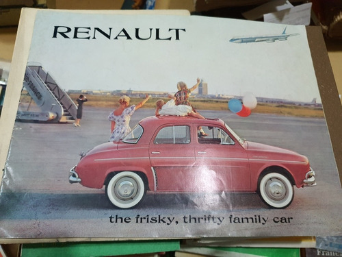 Antiguo Catalogo Original Renault Dauphine Caravelle 4cv 