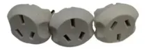 Comprar Set 3x2 Adaptador Enchufe 3 Patas A 2 Patas Cilindricas