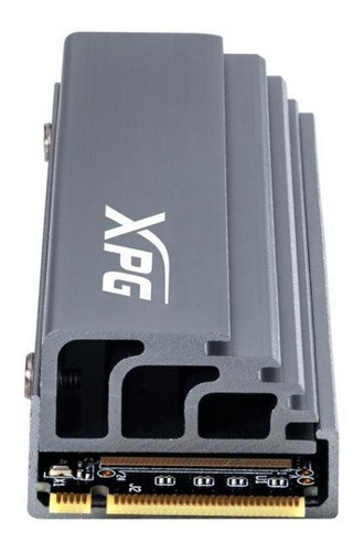 SSD Adata Xpg Gammix S70 de 2 TB, M.2 PCI-e Gen4 Nvme, 7400 MB/s, color gris
