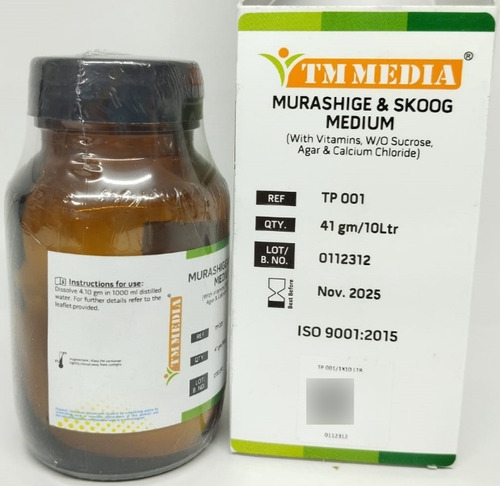 Medio Ms Con Vitaminas 10 Litros Tm Media.