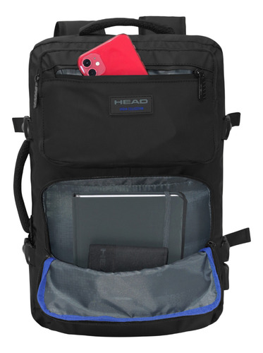 Mochila Viaje Expandible Journey Reverse Negro Head Negro