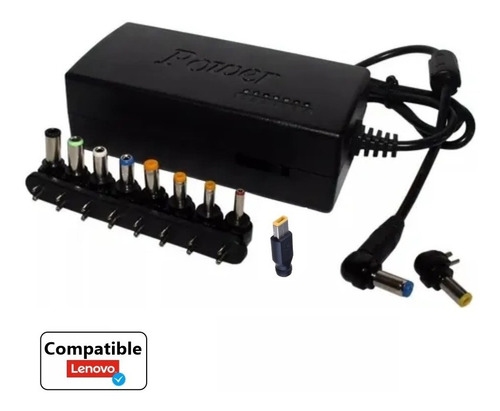 Imagen 1 de 4 de Cargado Universal Notebook- 9 Puntas/12-24v/120w