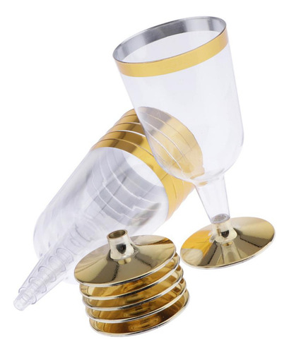 Paquete De 6 Vasos De Plástico De Plástico Bodas De