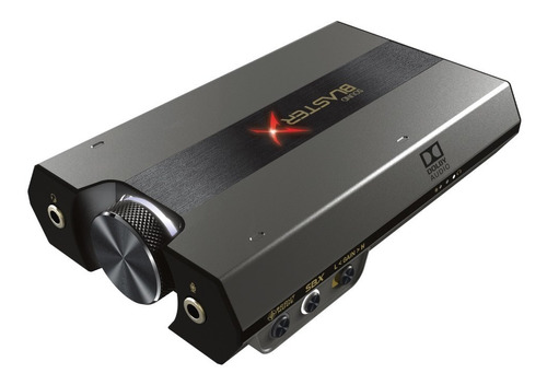 Placa De Sonido Usb Creative Sound Blaster X G6 Color Gris Oscuro