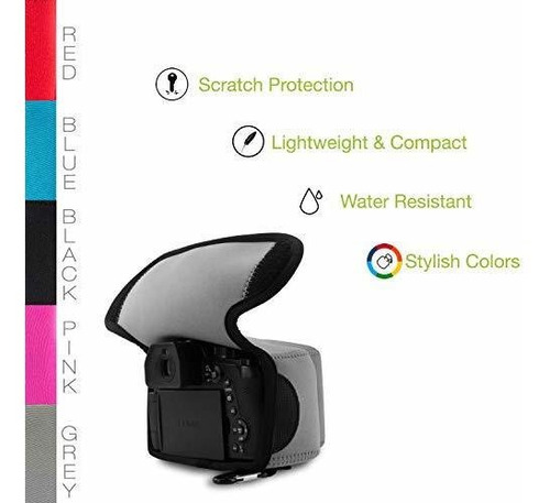 Imagen 2 de 4 de Estuche Neopreno Para Camara Leica 5 Lux Panasonic Lumix