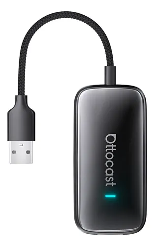 Adaptador Sem Fio Ottocast Carplay/android Auto 4gb 32gb