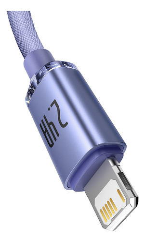 Cable Usb A A Lightning Baseus 2 Metros Carga Rapida