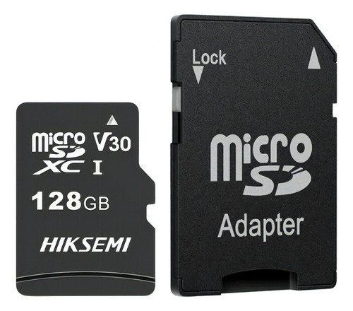 Memoria Microsd 128gb Hiksivion Hiksemi P/ Camara Seguridad