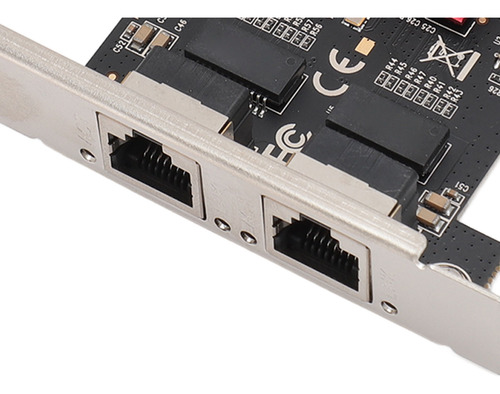 Placa De Rede Pcie X1 Professional Rj45 De Porta Dupla Pcie