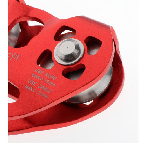 S 30kn Zip Line Climbing Polea Doble Tandem Trolley Para