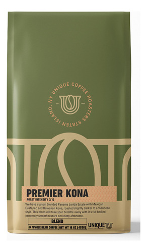 Hawaiian Prekona - Mezcla De Café Kona, Grano Entero,.