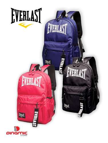 Imagen 3 de 8 de Mochila Everlast Hombre Mujer Urbana Antirrobo Mochilas