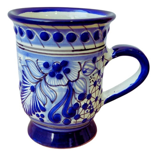 Tarro Capuchino Mod Cejita Talavera Artesanal Original 15 Pz