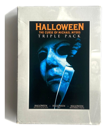 Box Set Dvd Halloween Triple Pack / 3 Películas Excelente