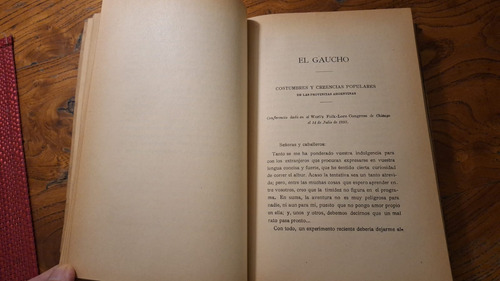 El Viaje Intelectual. Paul Groussac 1o Edición. Cuero. (30) (Usado)