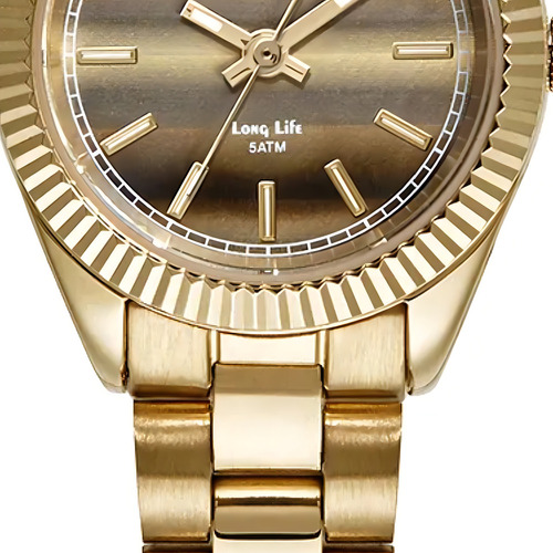 Relógio Seculus Dourado Feminino 7245lpsvda2