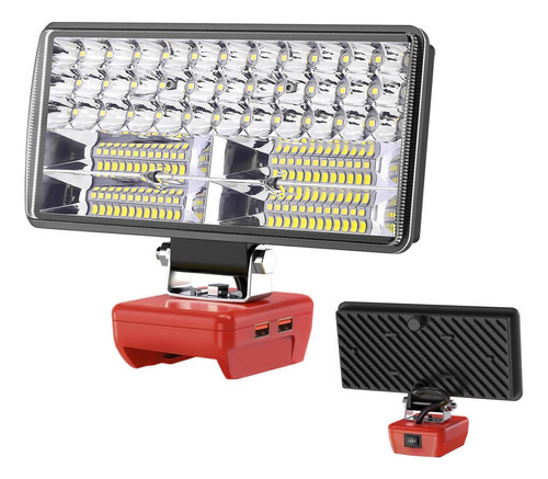 Luz Led Inalámbrica 2 Modos 6000 Lm 38w Milwaukee M18.