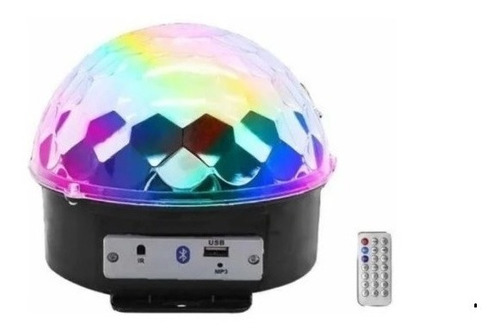 Corneta Bombillo Bola De Fiesta  De Colores 110v Bluetooth 