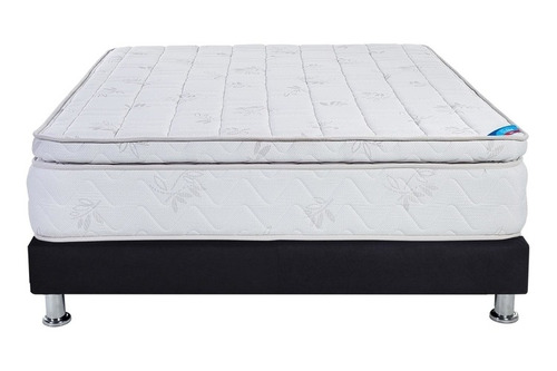 Imagen 2 de 5 de Combo Spring: Colchón Sencillo Ortorelax Vital 100 X 190 Cm