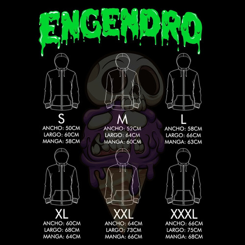Imagen 4 de 4 de Campera Esqueleto Huesos Premiun - Brilla En La Oscuridad