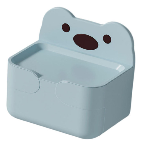 Dispensador De Pañuelos, Práctico, Compacto, Oso Azul