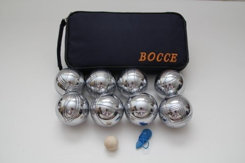 73mm 8 Bolas De Metal Bochas - Petanca Conjunto Con Blue Bag