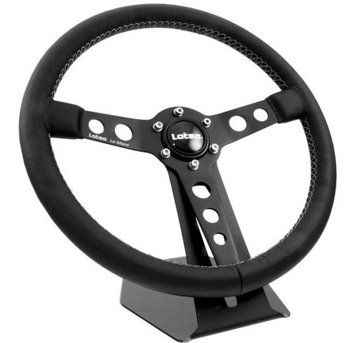 Volante Lotse Le Mans Couro Preto + Cubo Gratis