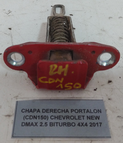 Chapa Derecha Portalón Chevrolet New Dmax 2.5 Biturbo 2017 