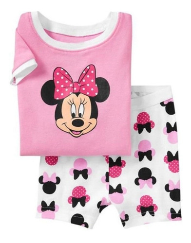 Pijama Minnie Verano De Algodón 