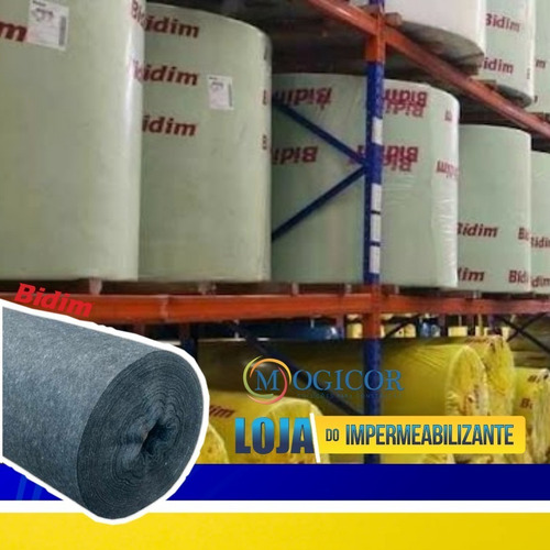 Imagem 10 de 10 de Manta Geotextil 230m² Bidim Drenagem Jardim Lago Geotêxteis