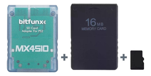 Kit Opl Mc 16mb C/ Opl + Fmcb + Mx4sio + Sd 64gb P/ Ps2 Fat