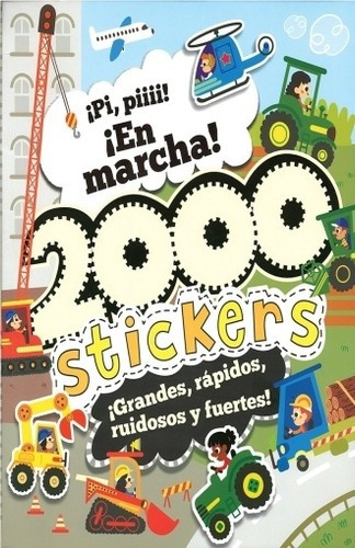 Pi Piiii En Marcha! 2000 Stickers Nuevo Libros July