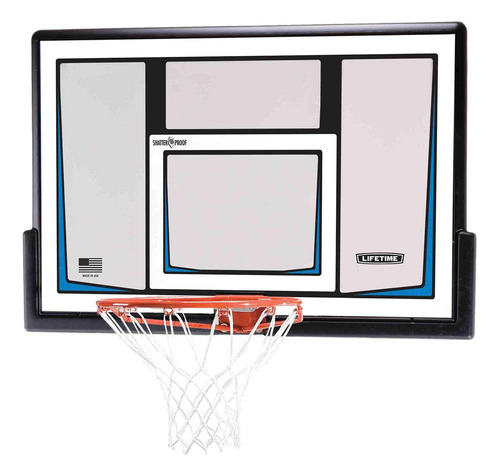 Lifetime 90086 127 cm Combo De Tablero Y Aro Para Basquetbol