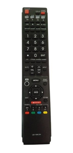 Control Remoto Sharp Aquos Smart Tv Netflix 3d 