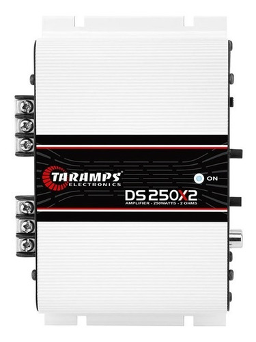 Potencia Amplificador Taramps Ds 250x2 250w Rms 2 Ch Digital