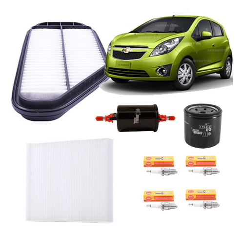 Kit Filtros Mantencion Chevrolet Spark Gt 1.2 2010-2014