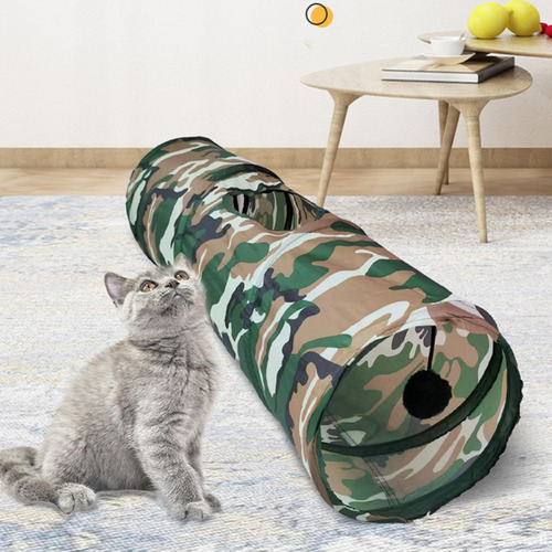 TĂșneles Plegables Para Gatos, Juguetes Interactivos De Tubo