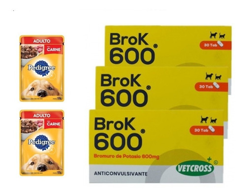 Brok 600 Bromuro De Potasio 90 Comprimidos + Envío+ Regalo