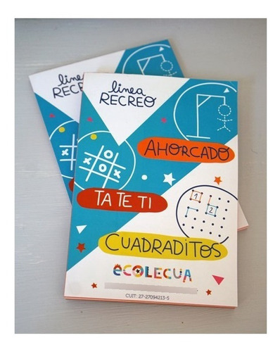 Ahorcado - Ta Te Ti  - Cuadraditos - Juegos De Mesa 3 En 1 