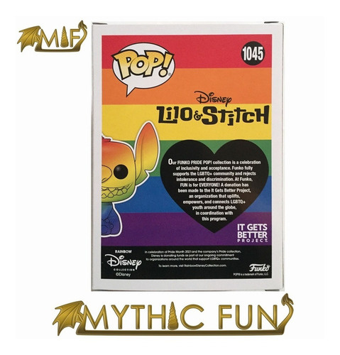 Funko Pop Disney - Stitch 1045 Pride (Usado)