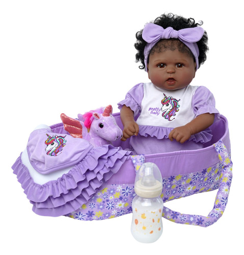 Adfo Reborn Baby Dolls Black Kimi - 20 Pulgadas, Cuerpo De .