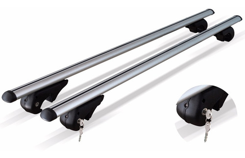 Imagen 1 de 5 de Barras Porta Equipaje Oval Con Llave T-cross Suran