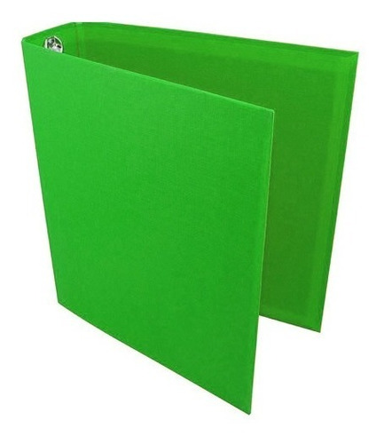 Carpeta Escolar 3 Anillos De 40mm N.3  Pvc  Verde Manzana