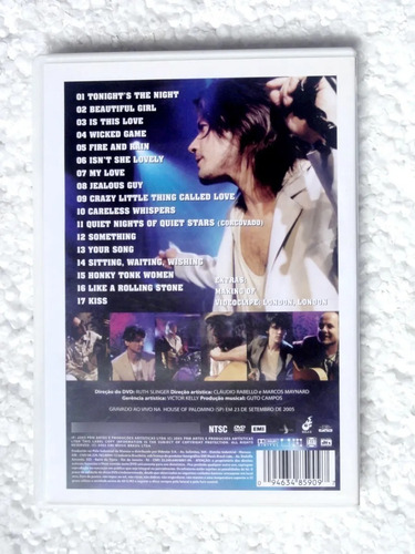 Dvd Paulo Ricardo Acoustic Live Imperdivel Raro