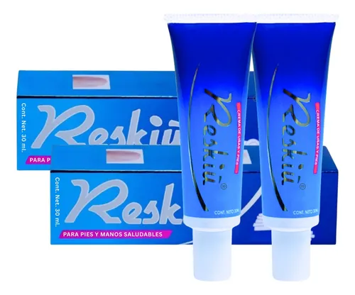 comprar Kit De 2 Cremas Reskiú Para Eliminar Hongos En Uñas Hierbas