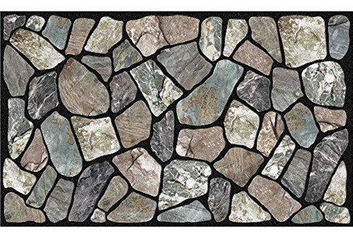 Masterpiece Flagstone Gray Stone Door Mat 18inch Por 30inch