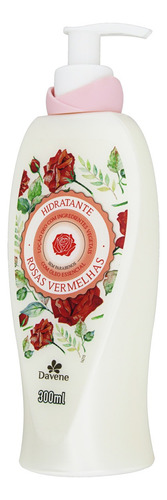 Hidratante com Óleo Essencial Corporal Rosas Vermelhas Davene Frasco 300ml